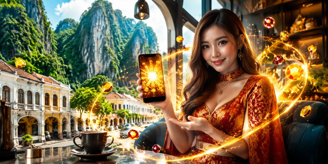 Pengguna Malaysia menggunakan telefon bimbit untuk bermain di platform 47400 di Ipoh