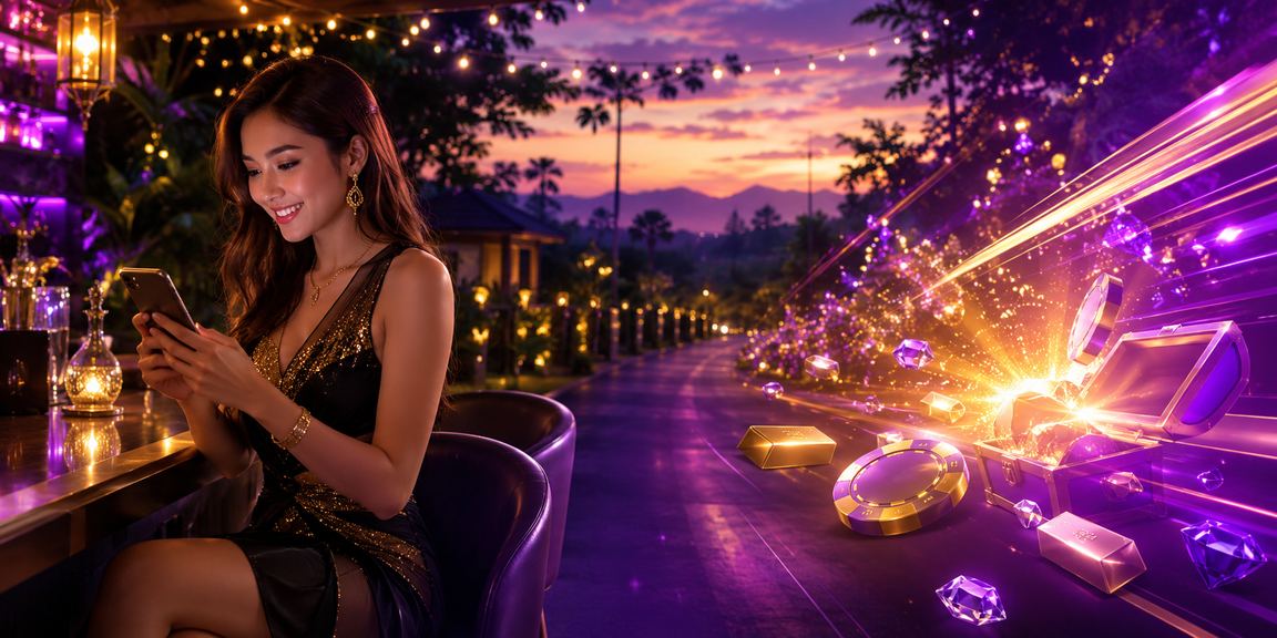 Pengguna Malaysia menggunakan telefon bimbit untuk bermain di platform 47400 selepas mendaftar